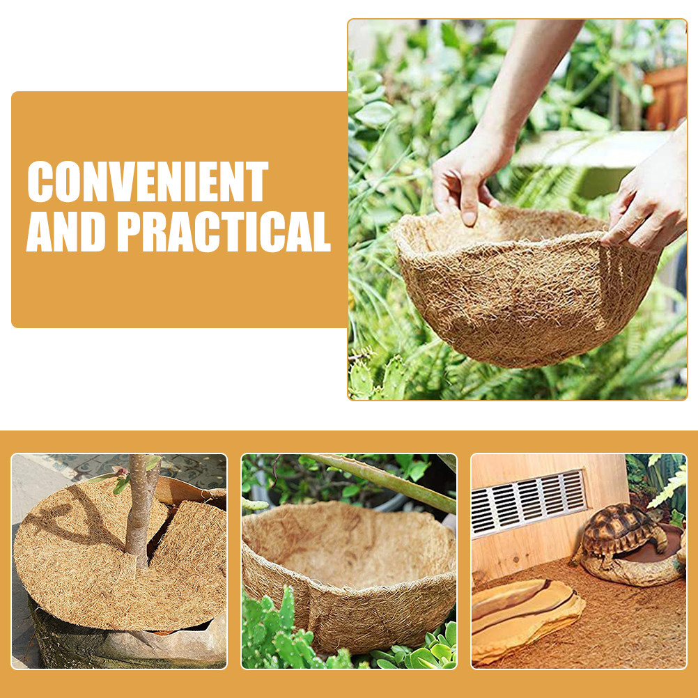 Substrate Coconut Fiber - 1 ม้วน แผ่นใยมะพร้าวธรรมชาติขนาดใหญ่ เป็นมิตรต่อสิ่งแวดล้อม ใช้ปูพื้นตู้เลี้ยงสัตว์เลื้อยคลาน วัสดุรองพื้นสำหรับเตียงสัตว์เลี้ยง