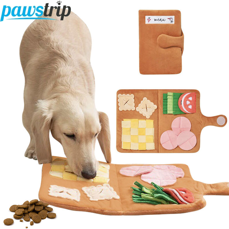 Royal Canin Food Medium - สัตว์เลี้ยงสุนัข Snuffle Mat ปริศนาตุ๊กตาสุนัขของเล่นสําหรับสุนัขขนาดกลางขนาดเล็กสุนัขอาหารช้าของเล่นชามอาหาร Treats Pad